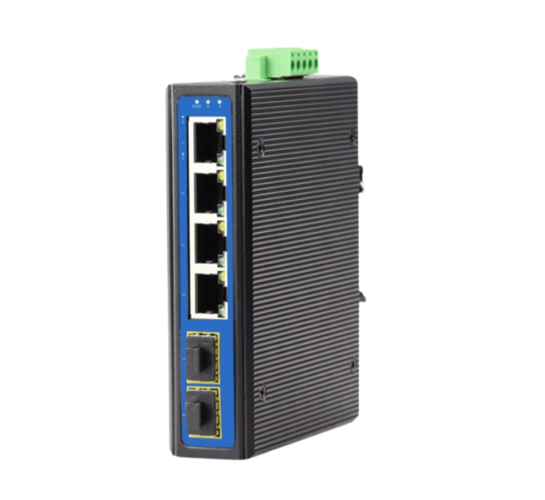 6 Ports Full Gigabit Industrial Fiber Switch