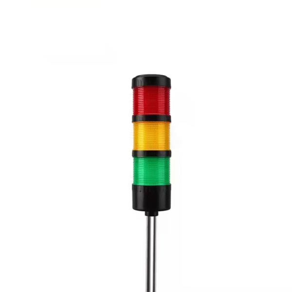 LED Signal Tower Light 3 Layers With Button Industrial LED Warning Tower Light With Long Pole for CNC Machine - Image 5