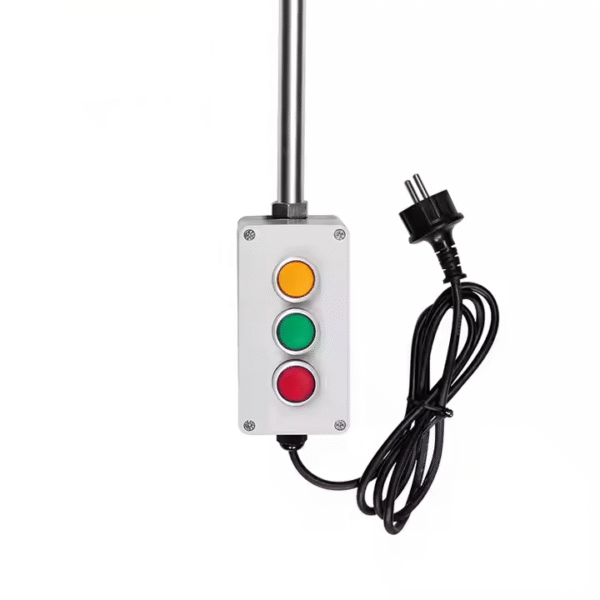 LED Signal Tower Light 3 Layers With Button Industrial LED Warning Tower Light With Long Pole for CNC Machine - Image 6