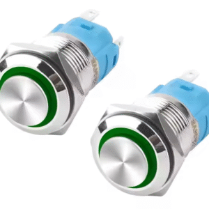 XEXAGON16mm Momentary Push Button Switch IP65 Waterproof on off Switch High Head With Power Green Light Push Button Switch