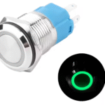 XEXAGON 16mm 5A Metal Momentary Push Button Switch Green LED IP65 Waterproof Push Button Switches
