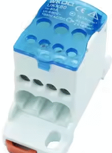 XEXAGON UKK 80A Unipolar Modular Panel Power Distribution Terminal BloCK