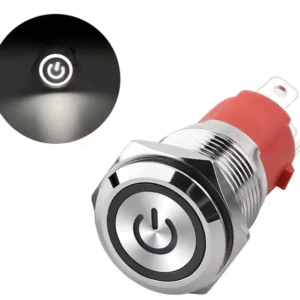 XEXAGON High Quality Factory Highlight LED Push Button Switch White Light 15A Waterproof Push Button Switch for Industrial Control