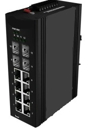 XEXAGON 12 port Fanless and Silent Design Gigabit Managed PoE Industrial Switch