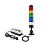 Tower Lamp With Switch Tower Stack Light Red Yellow Green Blue White 5 Layers Folding Warning