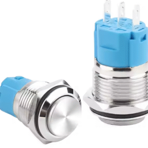 xexagon Latching Button Switch IP65 Waterproof Without Light 1NO1NC Push Button High Head 5A 12V 24V 16MM Metal Push Button Switch