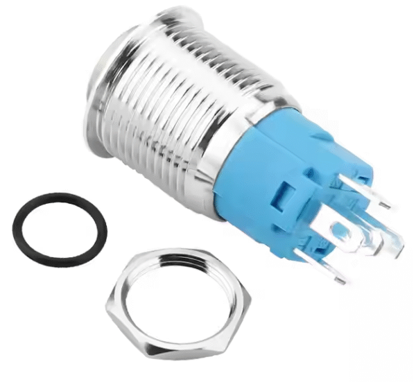 xexagon Hot Sell Push Button with Yellow LED Light 16mm Button Switch Waterproof IP65 5A 12V Push Button Switch - Image 3