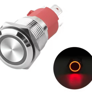 xexagon Factory Price 16mm Push-button Switch Latching Momentary Push Button Switch With Red LED Light