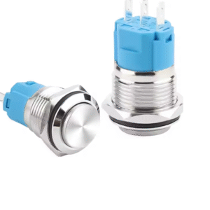 xexagon High Head 16mm Metal Push Button Switches 5A Waterproof IP65 3pin Stainless Steel Momentary Push Button Switch