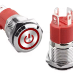 xexagon High Quality Factory Outlet Flat Symbol Power 15A Push Button Switch Waterproof Push Button Switch