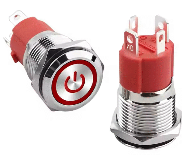 xexagon High Quality Factory Outlet Flat Symbol Power 15A Push Button Switch Waterproof Push Button Switch