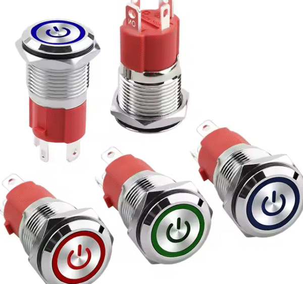 xexagon High Quality Factory Outlet Flat Symbol Power 15A Push Button Switch Waterproof Push Button Switch - Image 2