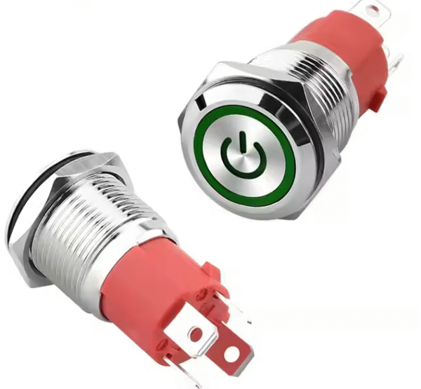 xexagon High Quality Factory Highlight LED Push Button Switch 15A Waterproof Push Button Switch for Industrial Control