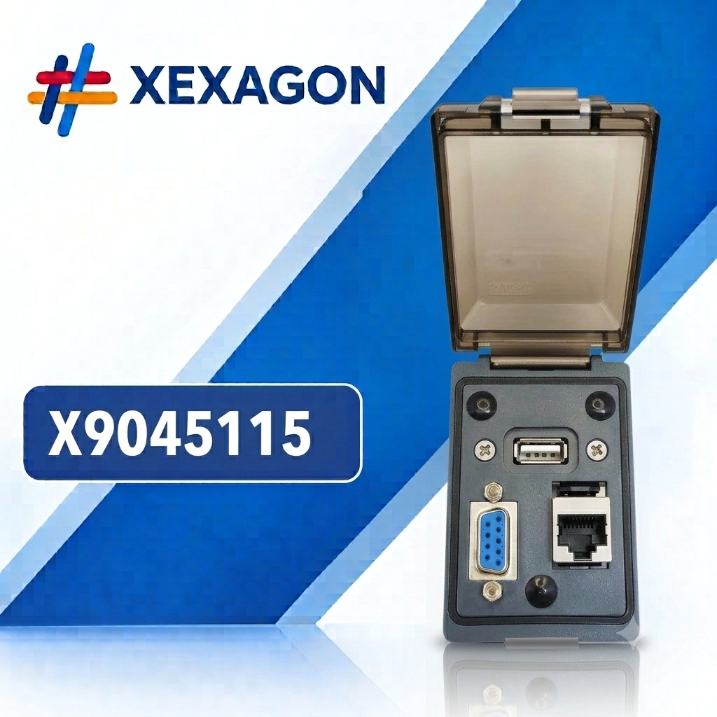 Industrial Brass Smart Multi-Socket Front Panel Interface with RJ45, DSUB9, USB2.0