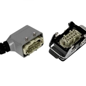 Heavy Duty Connector 10 pin Bottom Open