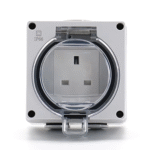 UK Switch Socket Waterproof Wall Socket with Switch (XNHTL66-S)