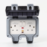 RCD Socket Box Waterproof Switched Wall Socket (XNMP22-E)