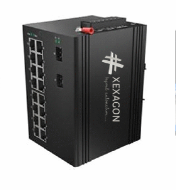 2*1000 Base-X +16*10/100Base-T  Managed Industrial Ethernet Switches