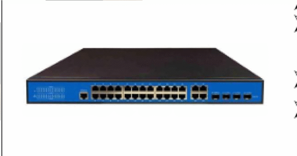 24*GE RJ45 POE + 4*Combo Ports POE Managed Switch