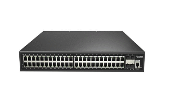 48*10/100/1000 RJ45 ports+ 4*100/1000 SFP fiber ports Managed Ethernet Switch