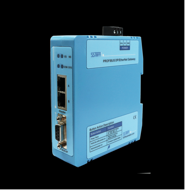 PROFIBUS DP (Master) to EtherNet/IP / Modbus TCP Gateway