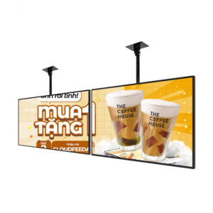 43 Inch Indoor Hanging Wall Mounted Hd Screen Digital Signage Menu Board Lcd Advertising Display for Restaurant Coffee Shop