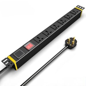 1U 19-Inch Rack PDU with 6 UK Sockets