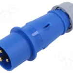 HeavyDuty 16A Blue Industrial Plug