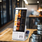 27.0 "Desktop Self Ordering Payment Kiosk Restaurant POS System Credit Card Payment Machine