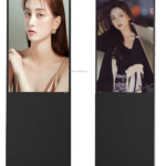 50"Indoor Digital Signage Windows Advertising Machine with LCD Screen for Subway& Shopping Mall