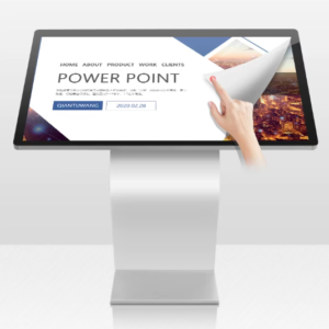 55 " Information Kiosk Display Touch Screen Self Service Kiosk