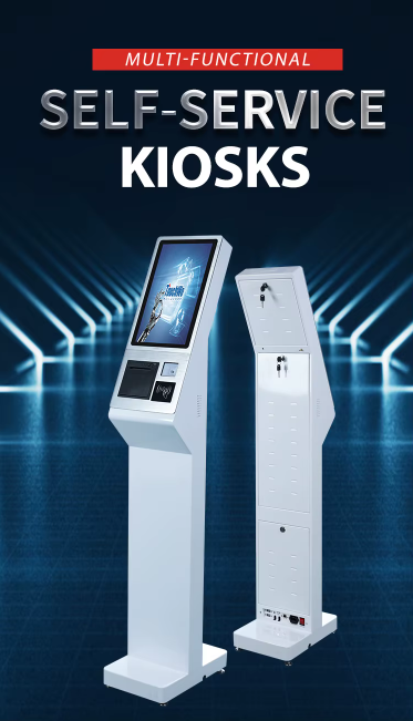15.6 Inch Touchscreen Kiosk Retail Information Android Touch Screen Display Health Self Checkout Kiosk Machine - Image 3