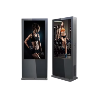 98" Info Capacitive Touch Kiosk Totem Double Side Solar Outdoor Monitor Ad Screen and Lcd Display Outdoor Digital Signage
