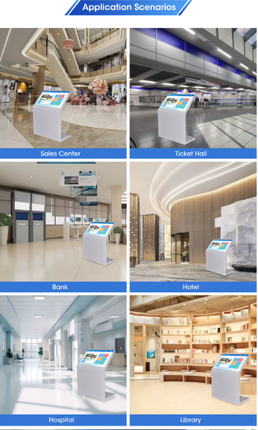 43"Inch Indoor Interactive Information Digital Kiosk Android Smart Video Touch Screen Inquiry Kisok - Image 5