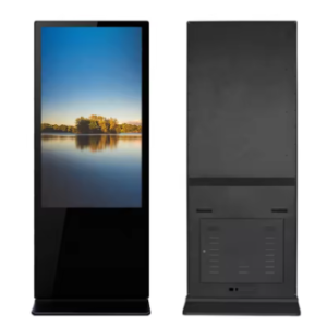 32"Floor Stand Digital Signage and Displays WIFI Touch Screen Kiosk Indoor LCD Smart Advertising Display Players 4K HD