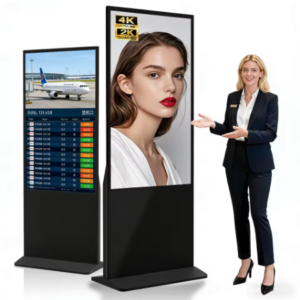 32"Floor Stand Kiosk Android WiFi LCD Digital Poster 2/4K Touchscreen Monitor with for Advertising retail store
