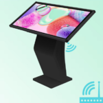 55'' High-Security Kiosk Terminal Digital Wayfinding Signage Display Cloud-Based Kiosk