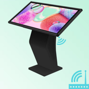 55'' High-Security Kiosk Terminal Digital Wayfinding Signage Display Cloud-Based Kiosk
