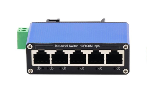 5 Port RJ45 Unmanaged Network Switch Industrial Grade - Image 2
