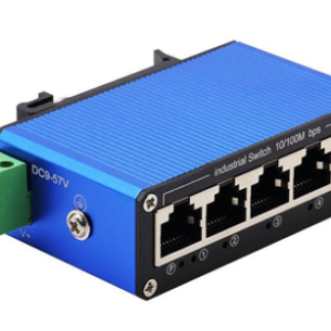 5 Port RJ45 Unmanaged Network Switch Industrial Grade