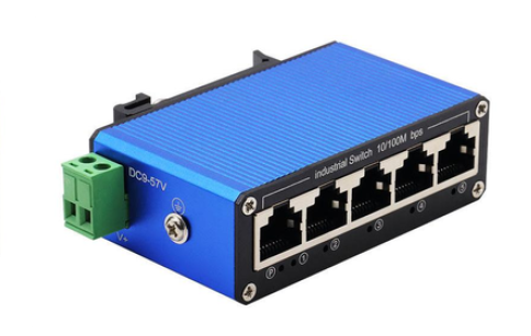 5 Port RJ45 Unmanaged Network Switch Industrial Grade