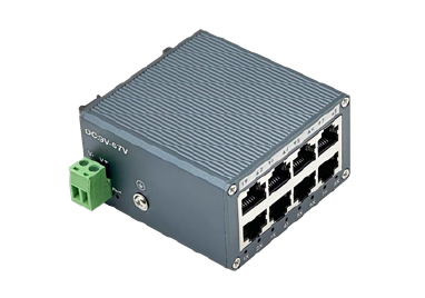 8 Port RJ45 Unmanaged Network Switch Industrial Grade