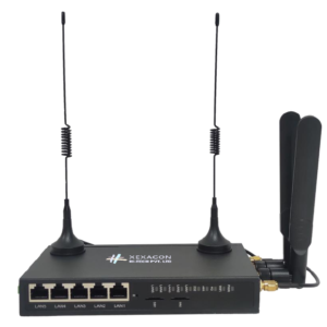 Industrial 4G LTE Wireless Router with Dual SIM & RS232/RS485