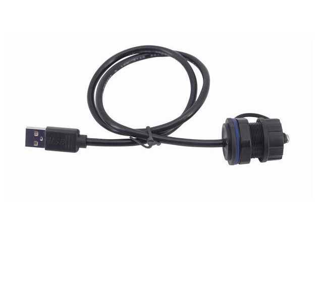 Industrial Waterproof USB 2.0 Female Connector with Male Pin - Image 4