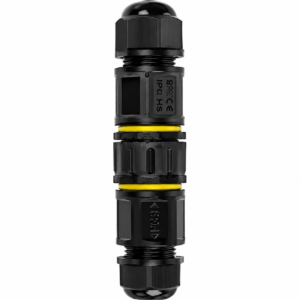Industrial IP68 Waterproof 2 Pin Inline Cable Connector