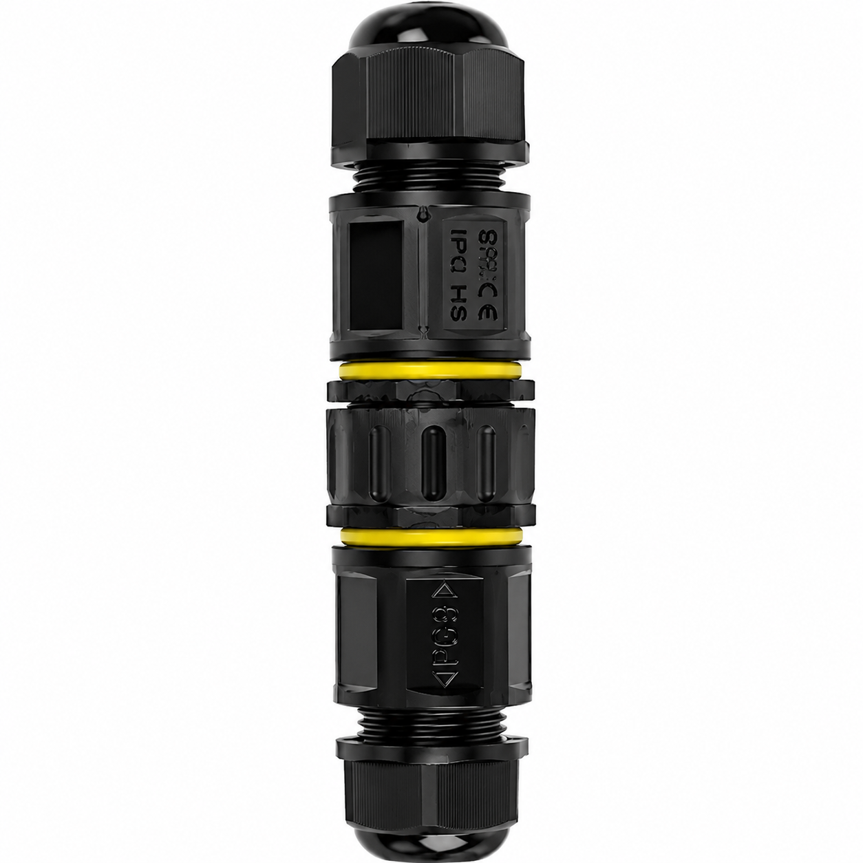 Industrial IP68 Waterproof 2 Pin Inline Cable Connector