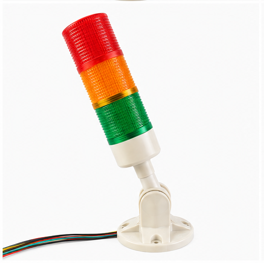 XEXAGON XTL-3 3-Color LED Multi-Layer Warning Tower Light 230V AC Machine Tool Signal Lamp Sound & Light Alarm Constant Blinking Industrial Signal Light - Image 3