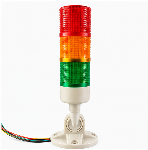 XEXAGON XTL-3 3-Color LED Multi-Layer Warning Tower Light 230V AC Machine Tool Signal Lamp Sound & Light Alarm Constant Blinking Industrial Signal Light - Image 2