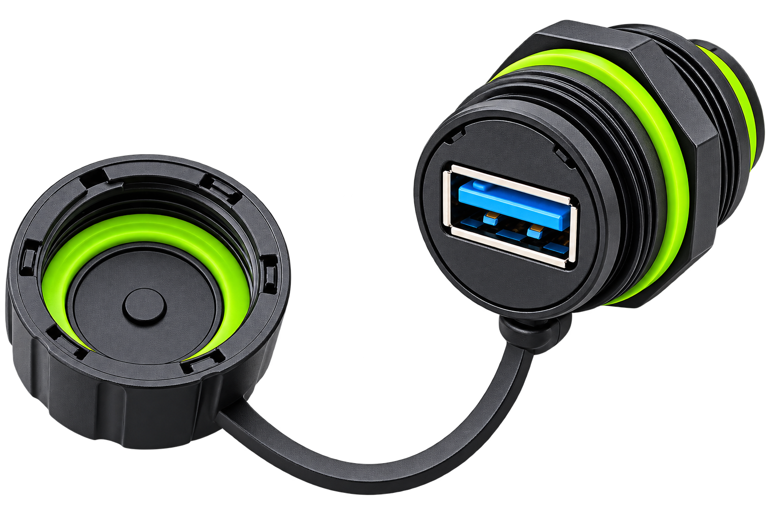 Industrial Waterproof USB 3.0 Connector
